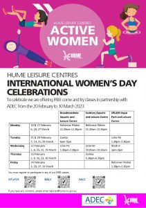 International Womens Day celebrations